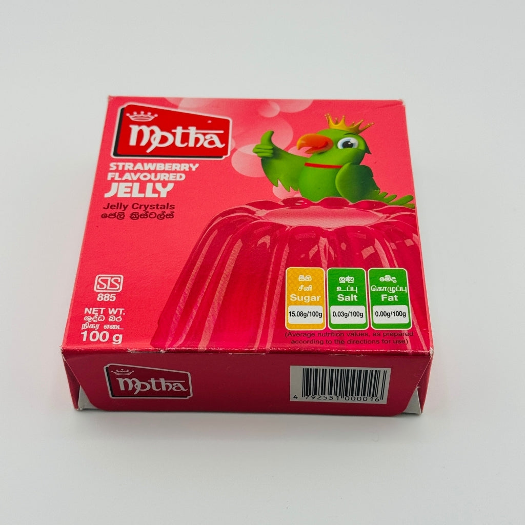 Motha Strawberry Jelly Crystals 100g Dessert Mix