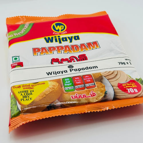 Traditional Sri Lankan Pappadam