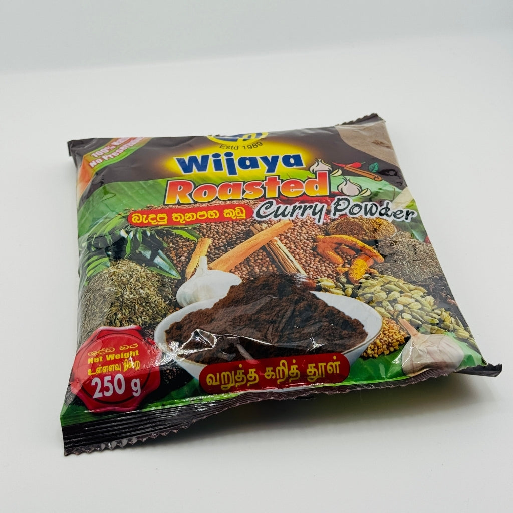Roasted Curry Powder 250g by Wijaya Traditional Sri Lankan Spice Blend
