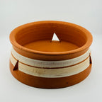 Rustic Clay Stove Base for Traditional Cooking