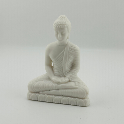 White Buddha Statue for Home Decor