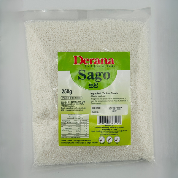 Derana Sago 250g | Premium Tapioca Pearls