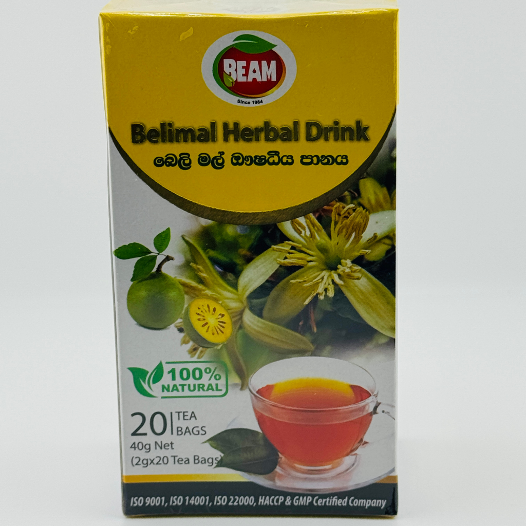 BEAM Belimal Herbal Drink front packaging 20 tea bags