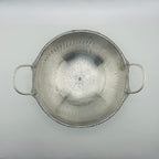 Silver Aluminium Cooking Pan with Side Handles and Lid