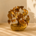 Green and Gold Bodhi Tree Decoration