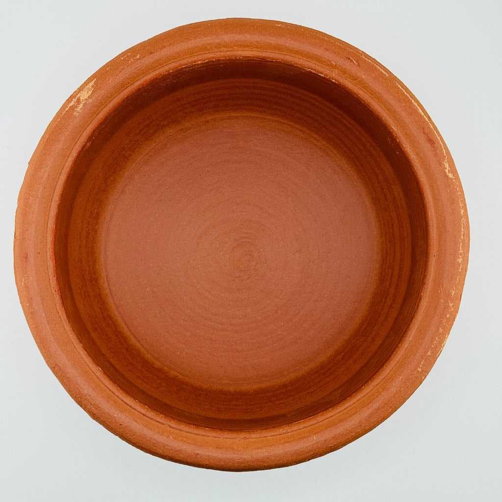 8 Inch Earthen Clay Curry Pot