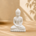 Small White Buddha Statue 6cm